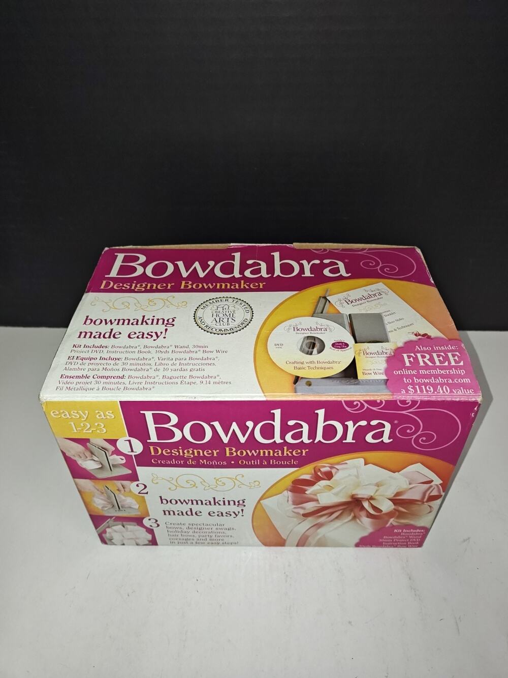 Bowdabra Designer Bowmaker with Project DVD Instruction Book Bow Wire BOW1003